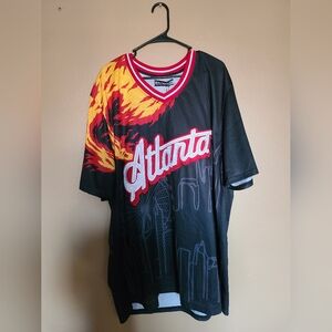 Atlanta Graphic Men's Shirt - Black and Red
